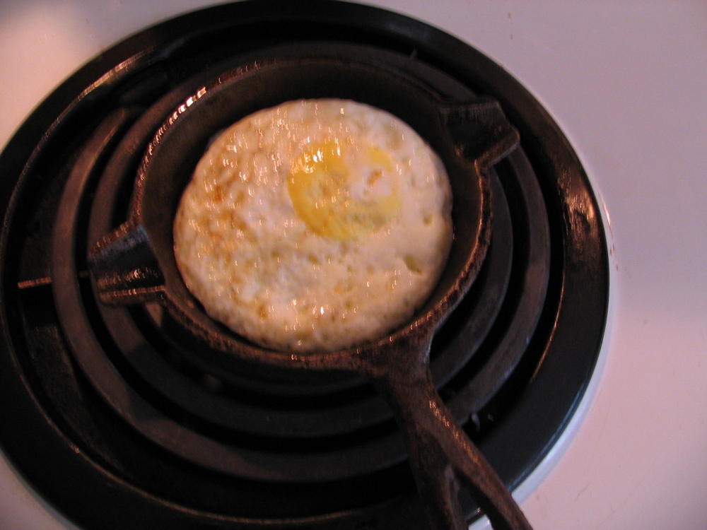 Cast Iron one-egg skillet